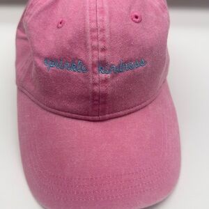 Custom embroidered Pink 'Sprinkle Kindness' Baseball Cap